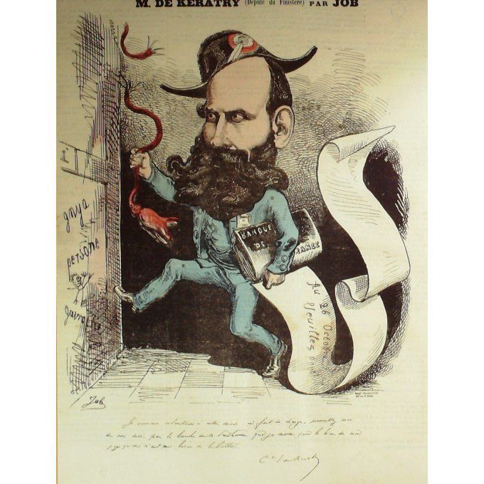 JOB-DE KERATRY-Députe du FINISTERE-1865-D30