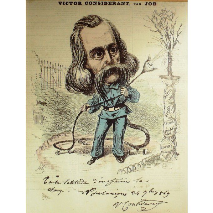 JOB-VICTOR PROSPER CONSIDERANT Philisophe-1865-D31