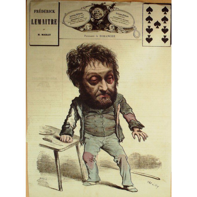 MAILLY HIPPOLYTE-FREDERIK LEMAITRE Acteur-1865-D34
