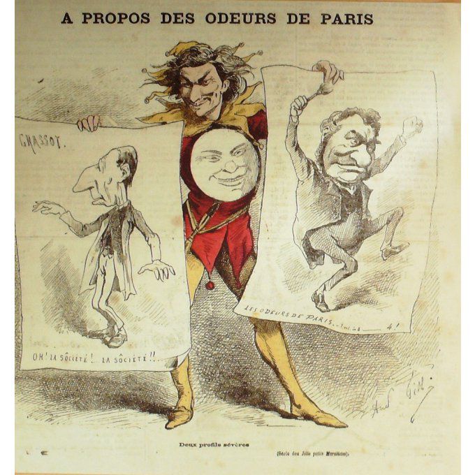 Gill André Odeurs De Paris 1865