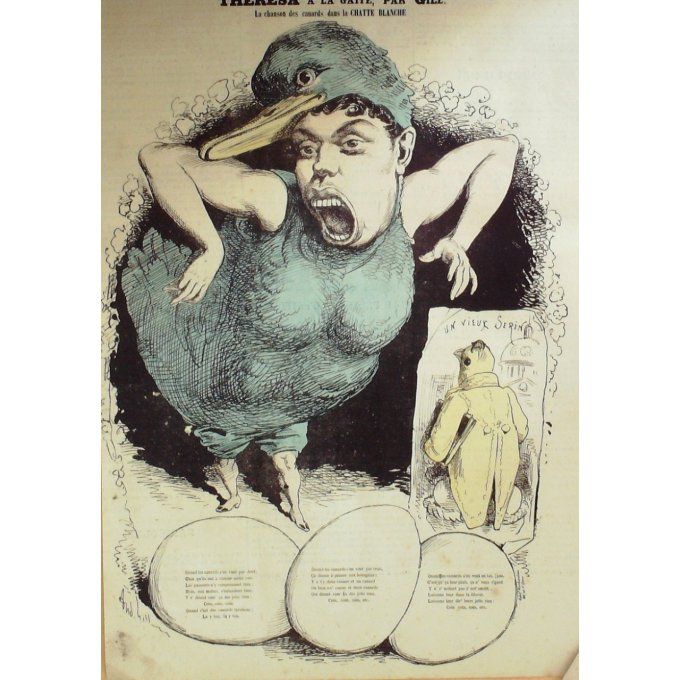 Gill André Theresa La Chanson Des Canards Tyroliens 1865