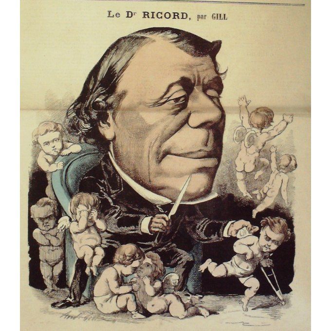 Gill André Docteur Ricord 1870