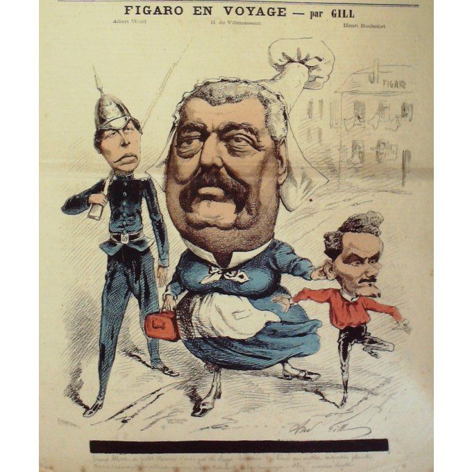 Gill André Figaro En Voyage 1871
