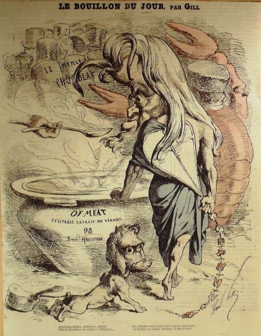 GILL André LE BOUILLON du JOUR 1868