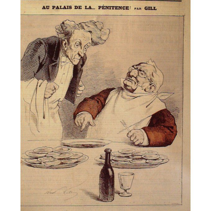 Gill André Au Palais De La Penitence 1873