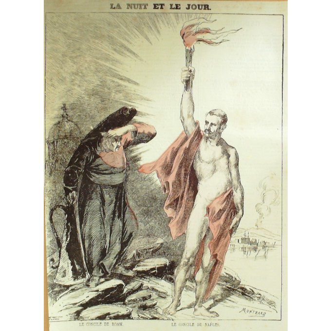 MONTBARD-LES CONCILES de NAPLES et ROME-1865-D74