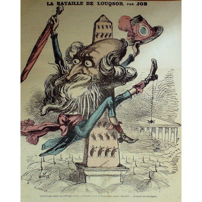 JOB-LA BATAILLE de LOUQSOR-1867-D75