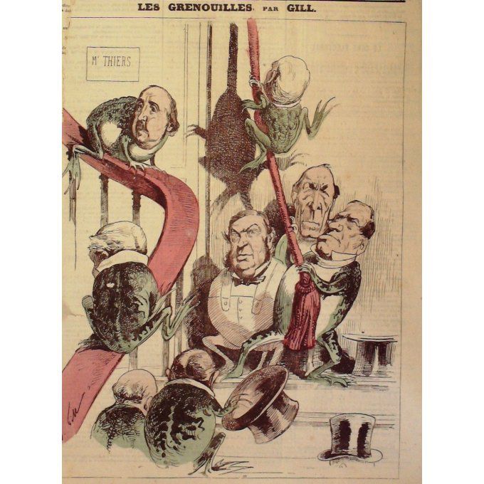 Gill André Les Grenouilles 1873