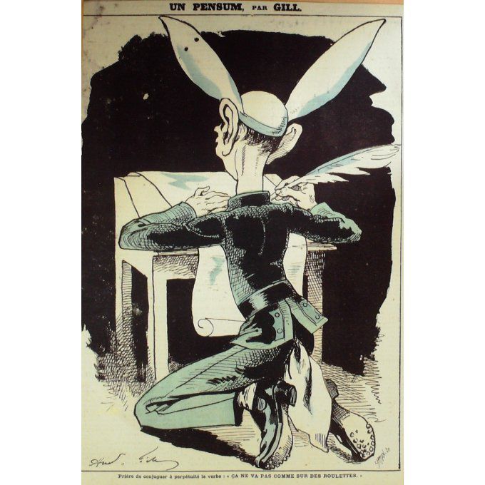 Gill André Un Pensum 1870