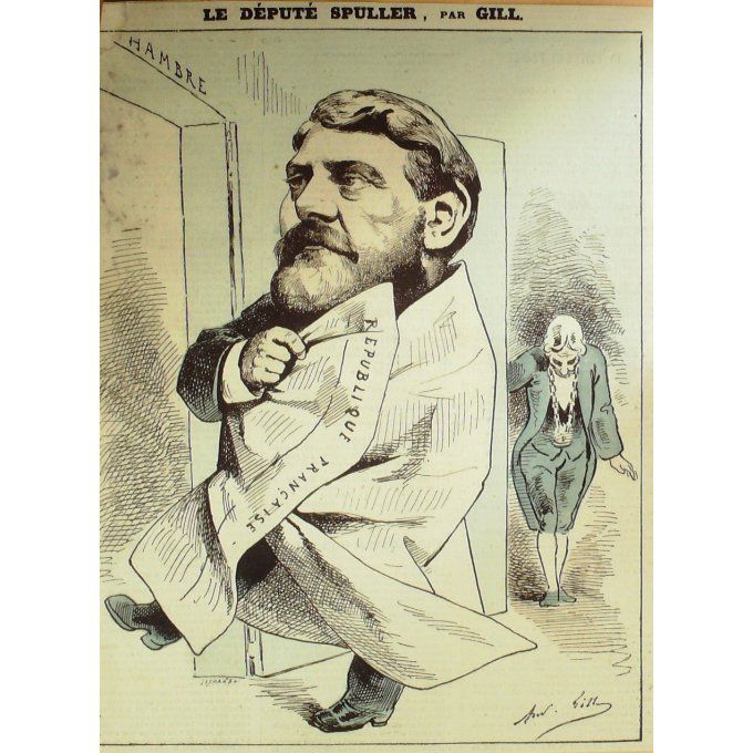 Gill André Eugene Puller Député De La Cote D'or 1874