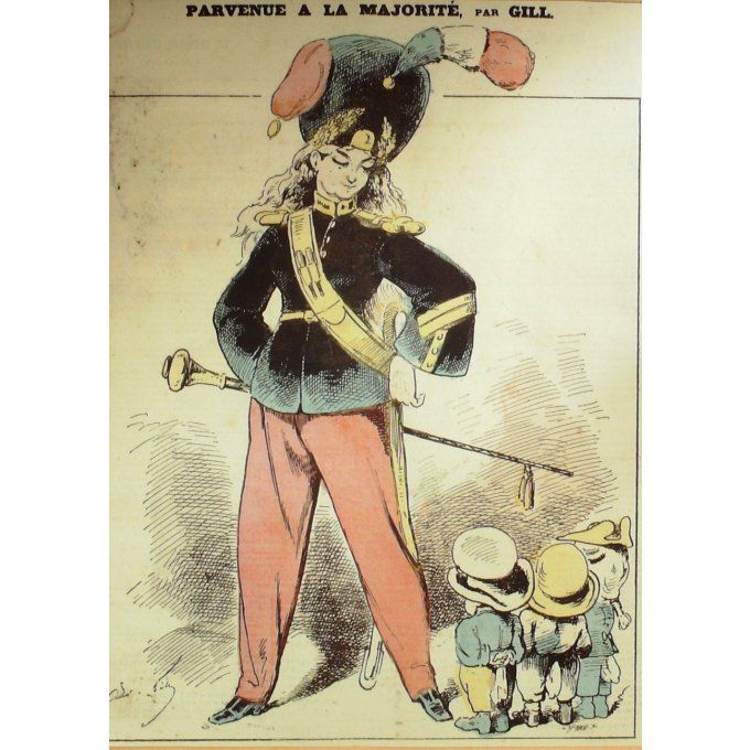 Gill André Parvenue A La Majorite 1873