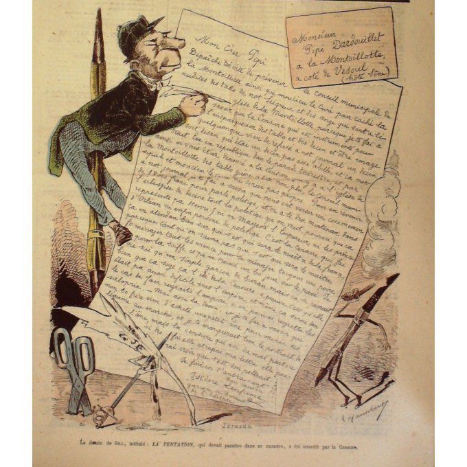 Gill André Pipi Dardouillet Montoilotte/Vesoul 1871