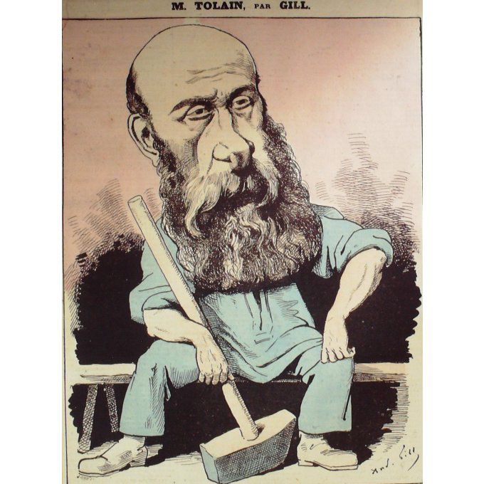Gill André Henri Tolain Socialiste 1878