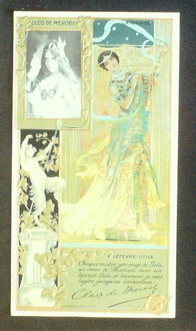 Lefèvre Utile LU De Mérode Cléo Personnage Célèbre Danseuse 1900