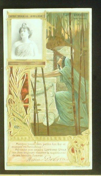 Lefèvre Utile LU Delna Marie Personnage Célèbre Cantatrice 1900