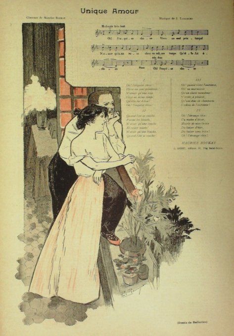 Unique Amour Paroles Boukay Musique Lasaiques illustration Balluriau