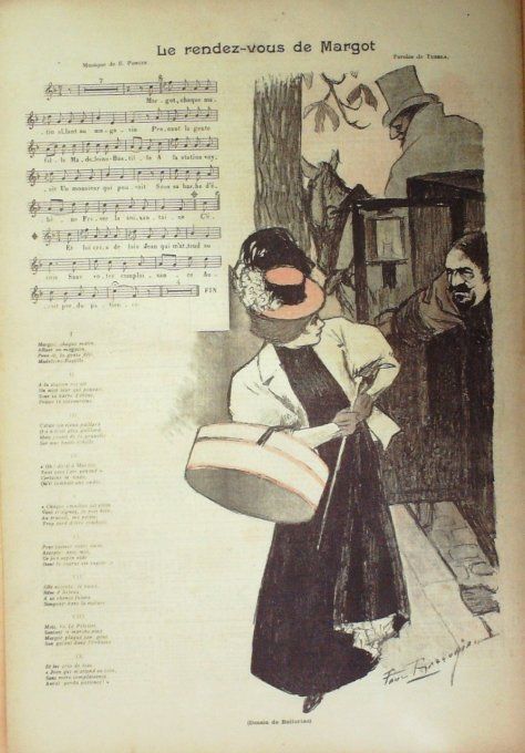 Le Rendez-vous de Margot Paroles Poncin Musique Trebla illustration Balluriau