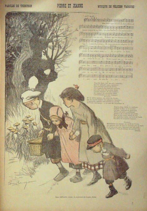 Pierre & Jeanne Paroles Trebitch Musique Vargues illustration Balluriau
