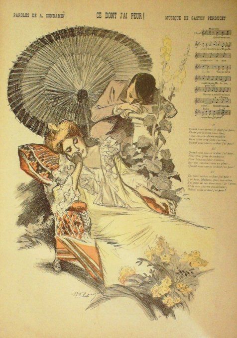 Ce dont j'ai peur Paroles Condamin Musique Perducet illustration Balluriau