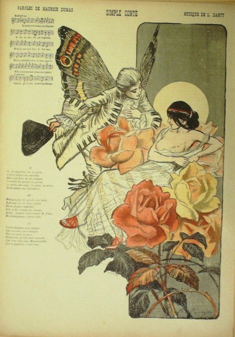 Simple Conte Paroles Dumas Musique Danty illustration Balluriau