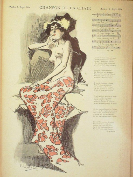 Chanson de la chair Paroles Rod Musique Rod illustration Balluriau