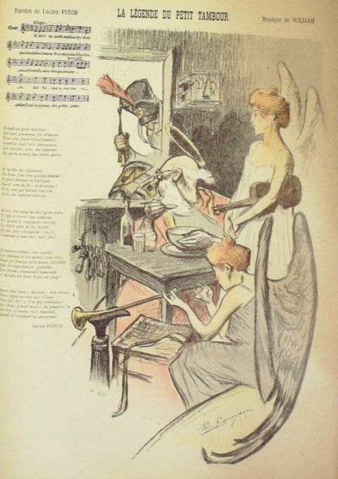 La Légende du petit tambour Paroles Puech Musique William illustration Balluriau