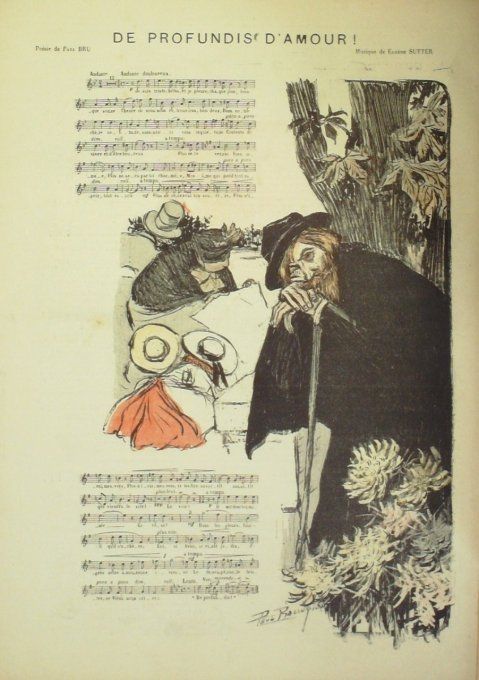 De Profundis d'amour Paroles Bru Musique Sutter illustration Balluriau