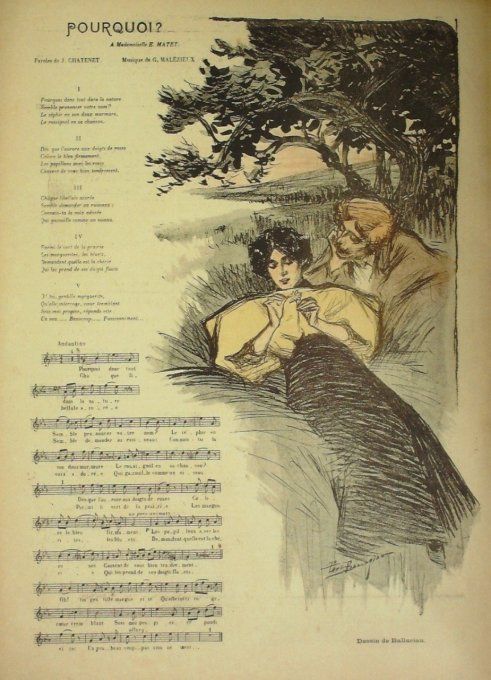 Pourquoi Paroles Chatenet Musique Malézieux illustration Balluriau