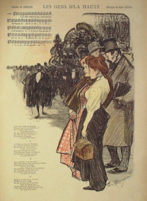 Les Gens d'la haute Paroles Sémiane Musique Hucks illustration Balluriau