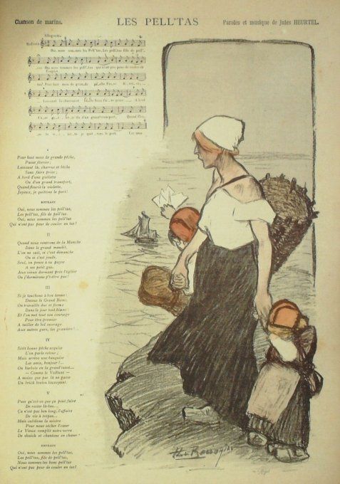 Les Pell'tas Paroles Marins Musique Heurtel illustration Balluriau