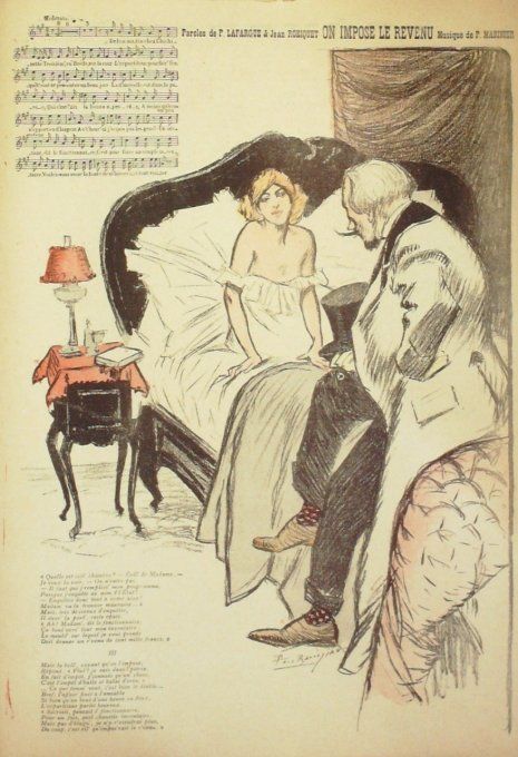 On impose le revenu Paroles Lafargue Musique Marinier illustration Balluriau