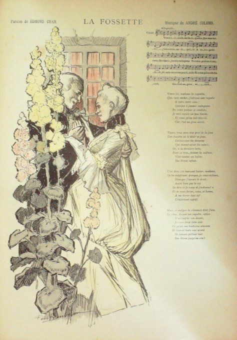 La Fossette Paroles Char Musique Colomb illustration Balluriau