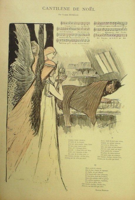 Cantilène de Noël Paroles Moselle Musique Moselle  illustration Balluriau