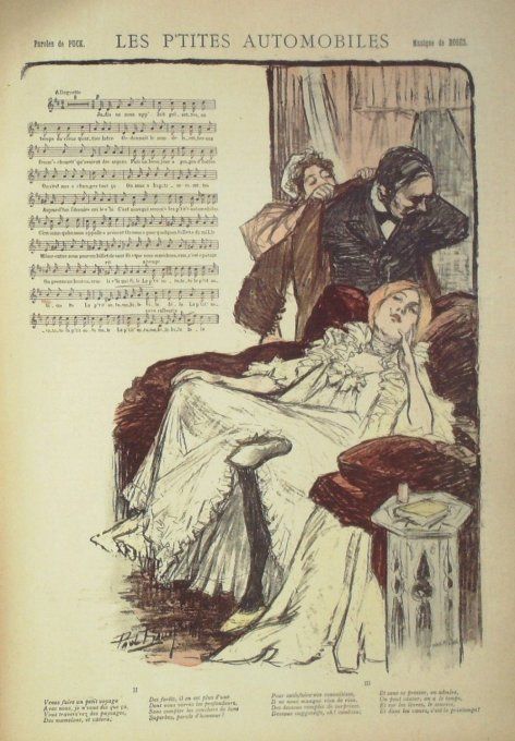 Les p'tites automobiles Paroles Puck Musique Rosès illustration Balluriau