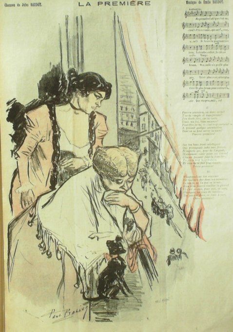 La Première Paroles Baudot Musique Baudot illustration Balluriau