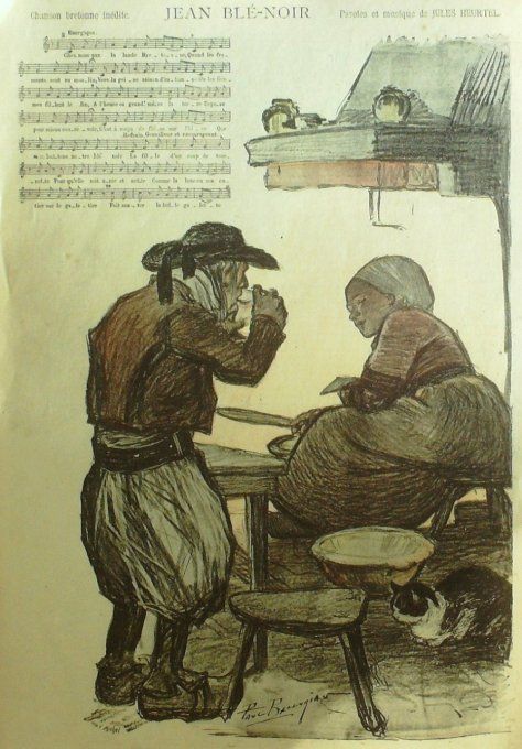 Jean Blé-Noir Paroles Heurtel Musique Heurtel illustration Balluriau