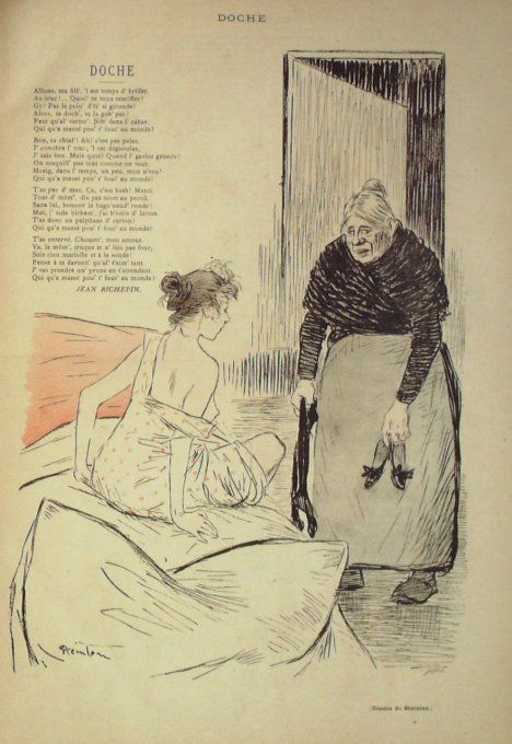 Richepin Jean Doche illustration Steinlen 1897