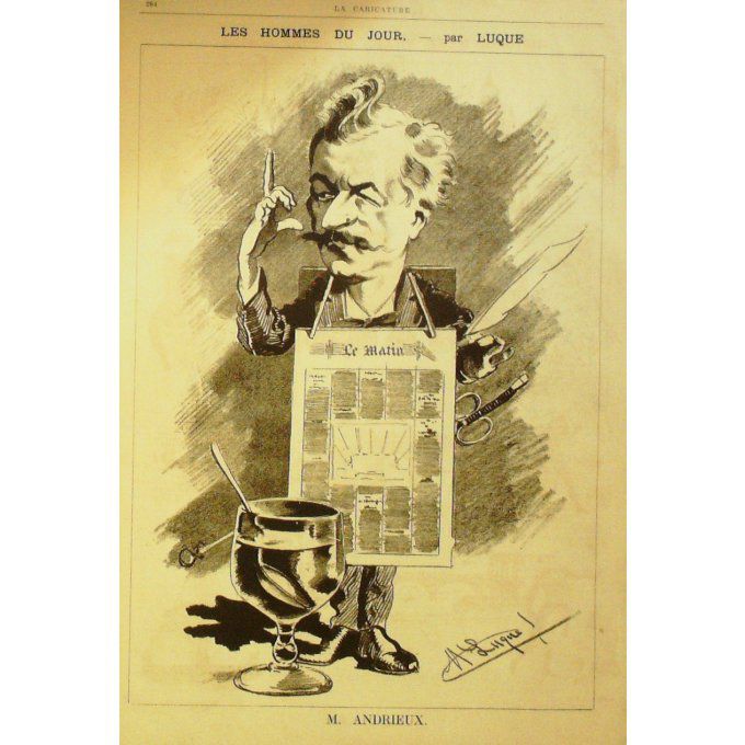 LUQUE Manuel-ANDRIEUX FRANCOIS-1885-E23-(38x26cm)