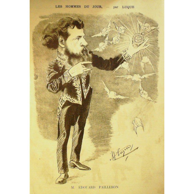 LUQUE Manuel-PAILLERON EDOUARD-1883-E25-(38x26cm)