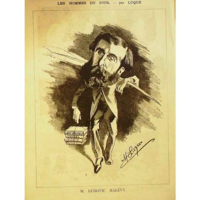 LUQUE Manuel-HALEVY LUDOVIC-1886-E26-(38x26cm)
