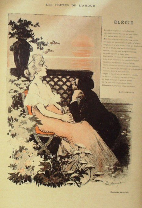 Léautaud Paul Elégie illustration Balluriau Paul 1900