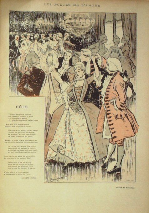 Dubus Edouard Fête illustration Balluriau Paul 1894