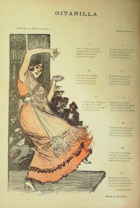 Formont Maxime Gitanilla illustration Balluriau Paul 1894