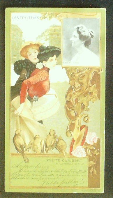 Lefèvre Utile LU Guilbert Yvette Personnage Célèbre Chanteuse 1900