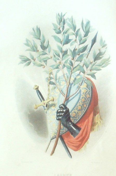 Grandville "Les fleurs animées" Laurier 1847