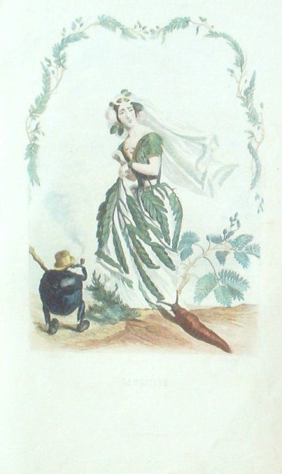Grandville "Les Fleurs Animées" Sensitive 1847