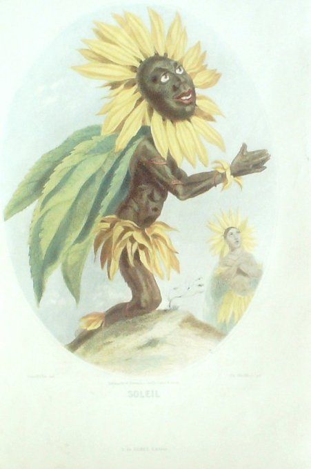 Grandville "Les Fleurs Animées" Soleil 1847