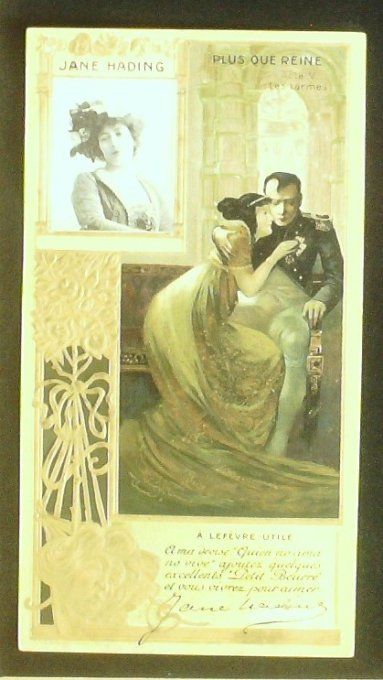 Lefèvre Utile LU Hading Jane Personnage Célèbre Chanteuse 1900