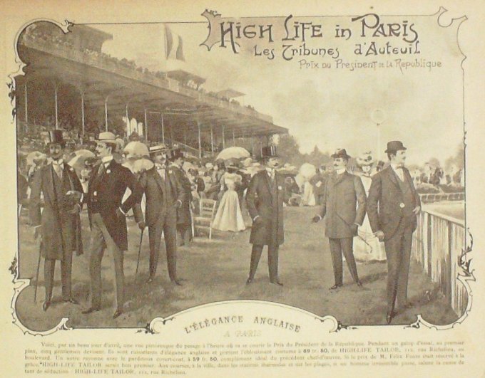 HIGH LIFE TAILOR (Publicité Habillement)-1897