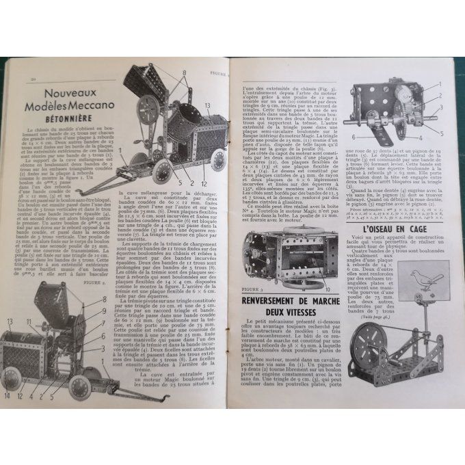 Meccano Mag Golf Persique Noratlas 2501 Betonnierre 24h Du Mans 1954